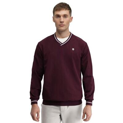 Heren golf winddichte trui stinger cherry rood