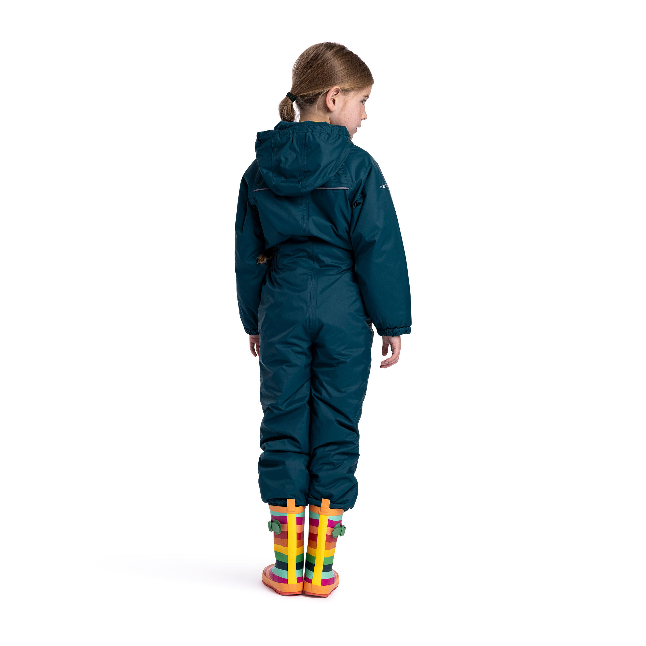 Trespass Dripdrop – Kinder-Regenanzug, blaugrün 3/5