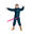 Trespass Dripdrop - Costum ploaie copii Teal