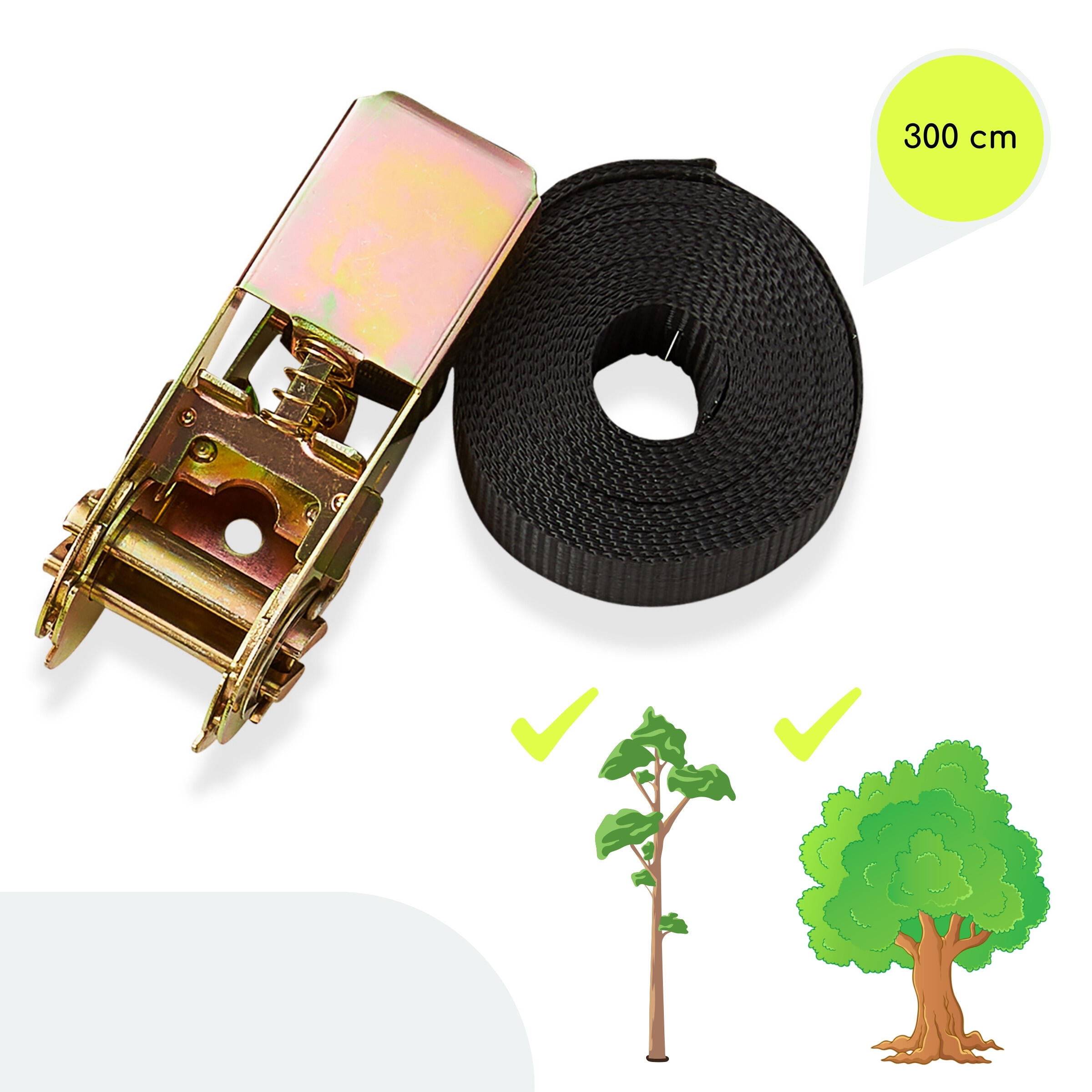 Kit Accrobranche Jardin 12 Prises 6 Sangles Charge Max 91kg Loisir EN71 2/7