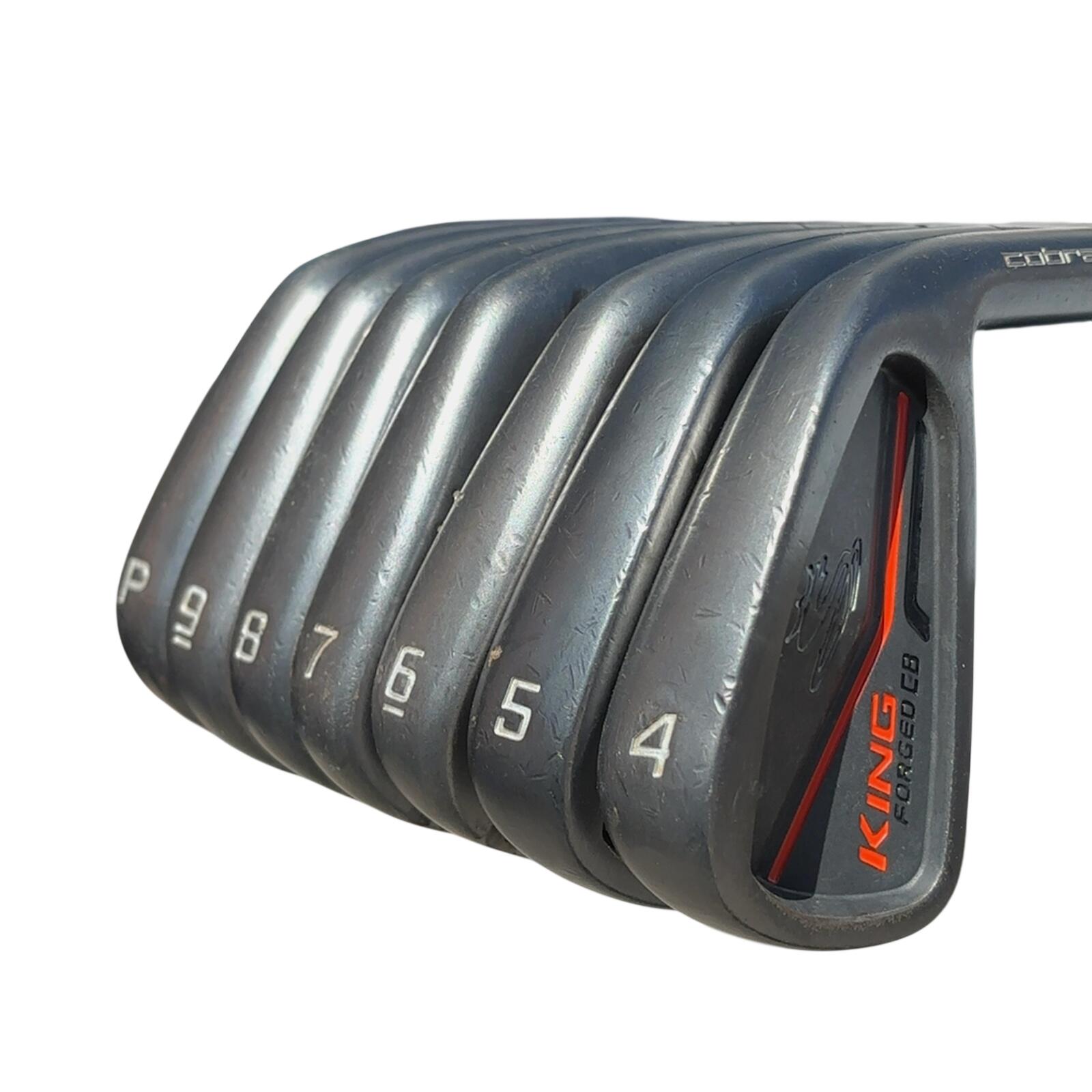 Cobra King Forged Combo CB/MB Black  Série de fers / 4-PW / Flex Stiff / Acier 3/7