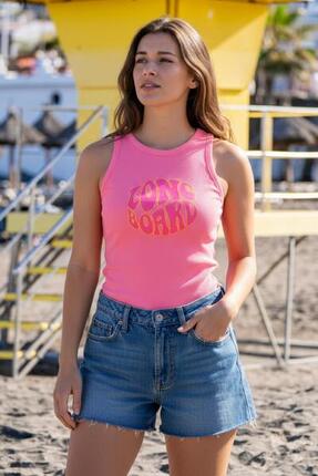 Débardeur femme rose