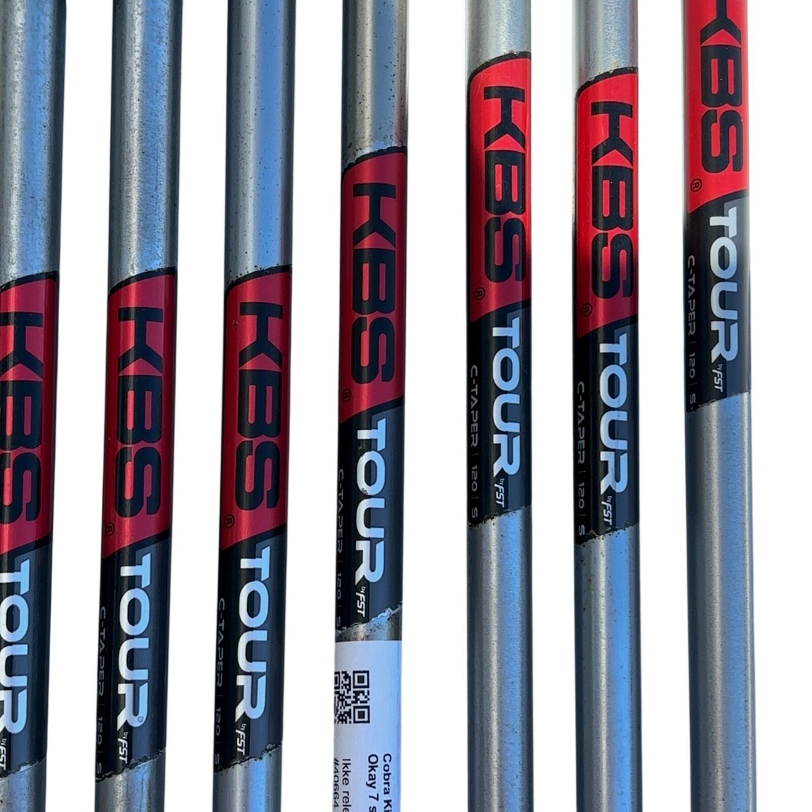 Cobra King Forged Combo CB/MB Black  Série de fers / 4-PW / Flex Stiff / Acier 4/7