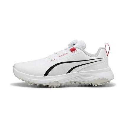 Chaussures de golf Puma PWRAdapt pour enfants, blanches
