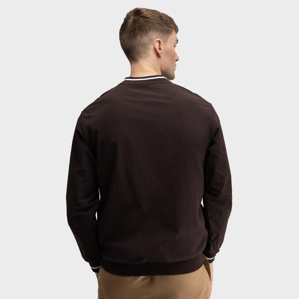 Pullover antivento da golf uomo Stinger Dark Brown Marrone 6/7