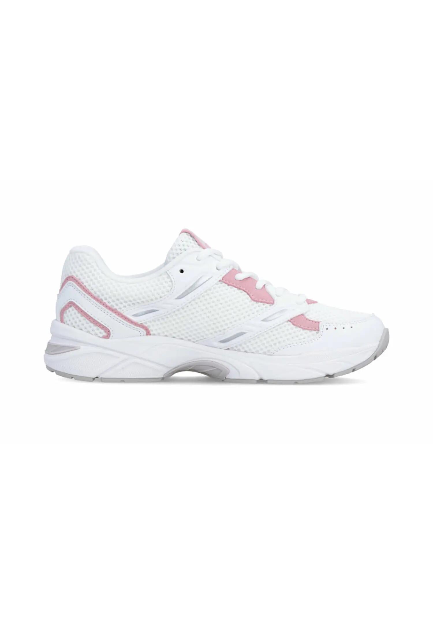 Rieker CAMDEN Damen Sneaker W4200-80 Low Cut Retro Weiß/Rosa 2/5