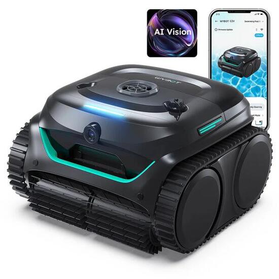 WYBOT C2 Vision kabelloser Poolroboter 180min 8 Modi App-Steuerung