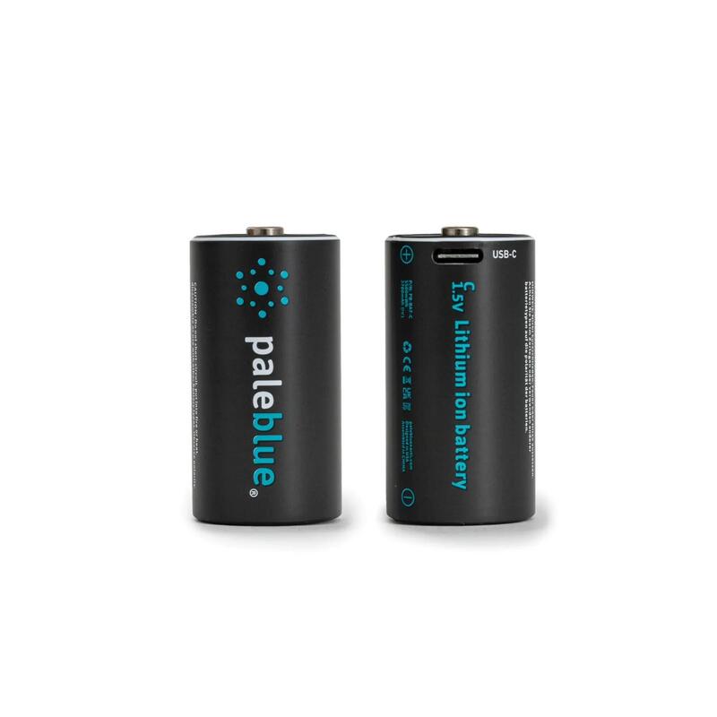 Acumulator reîncărcabil Pale Blue LR14 3700 mAh cu port de încărcare USB-C