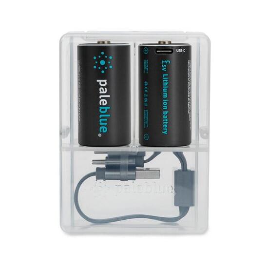 Pile rechargeable Pale Blue série C (LR14) 3700 mAh avec port de charge USB-C