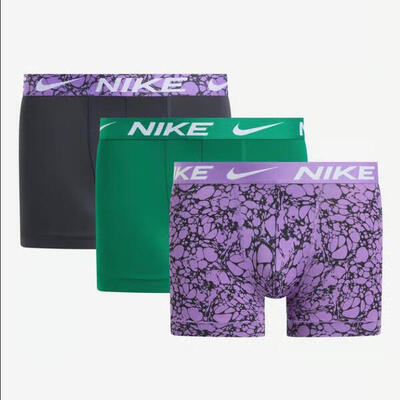 Boxershorts nike trunk 3pk ke1278 fai zwart