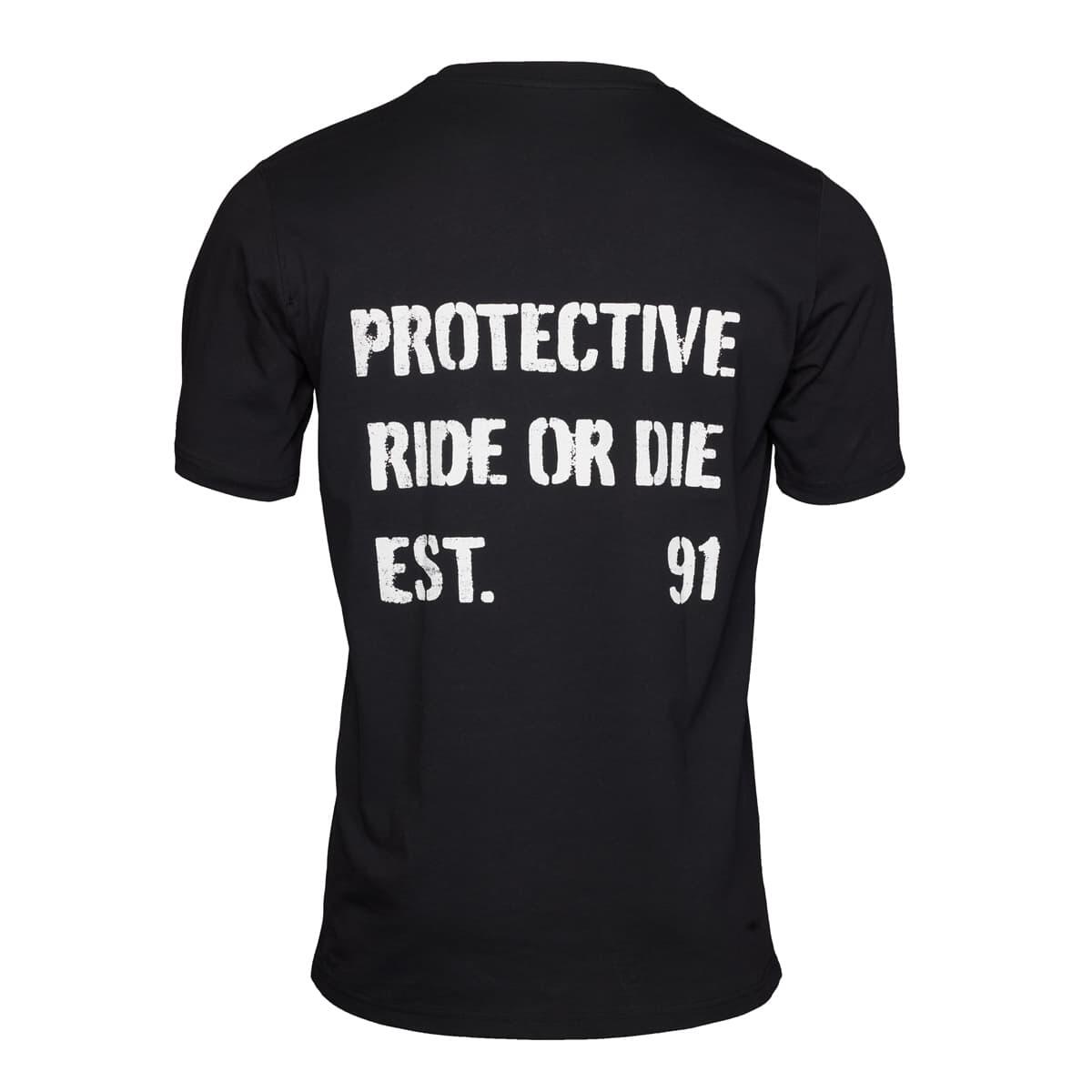 T-shirt bicicleta homem P-Lucky Preto 3/3