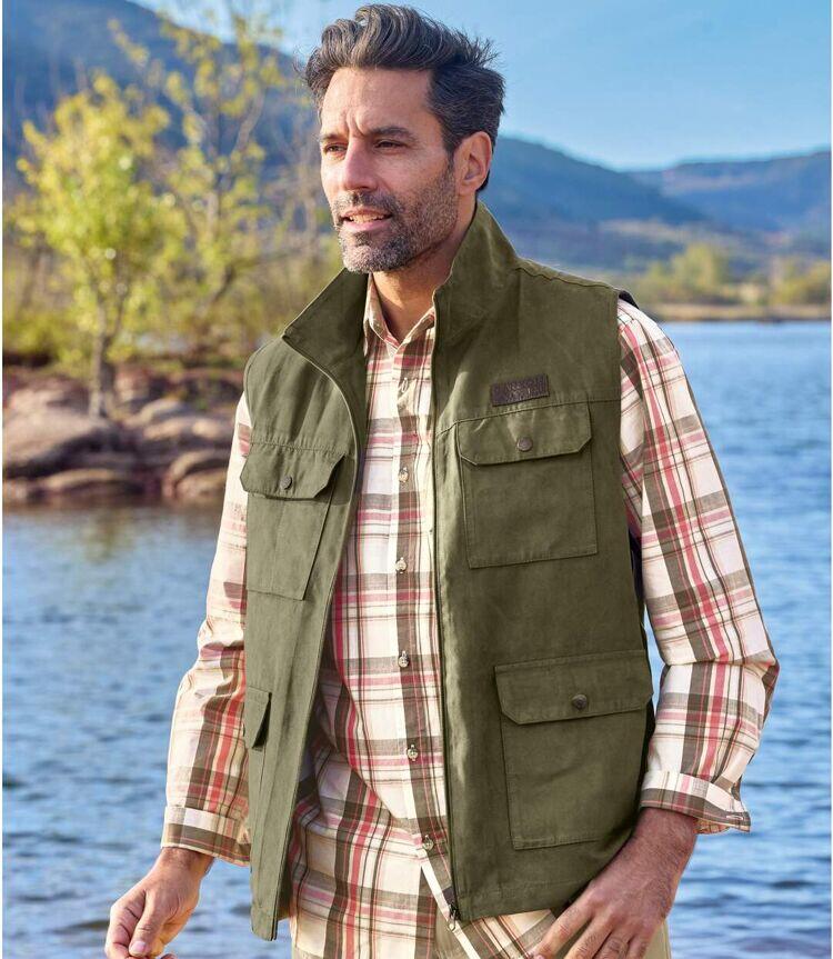Gilet Suédine Sans Manches Aventurier  3/6