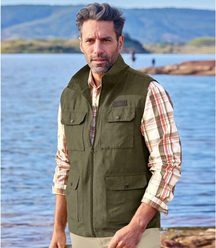 Gilet Suédine Sans Manches Aventurier  2/6