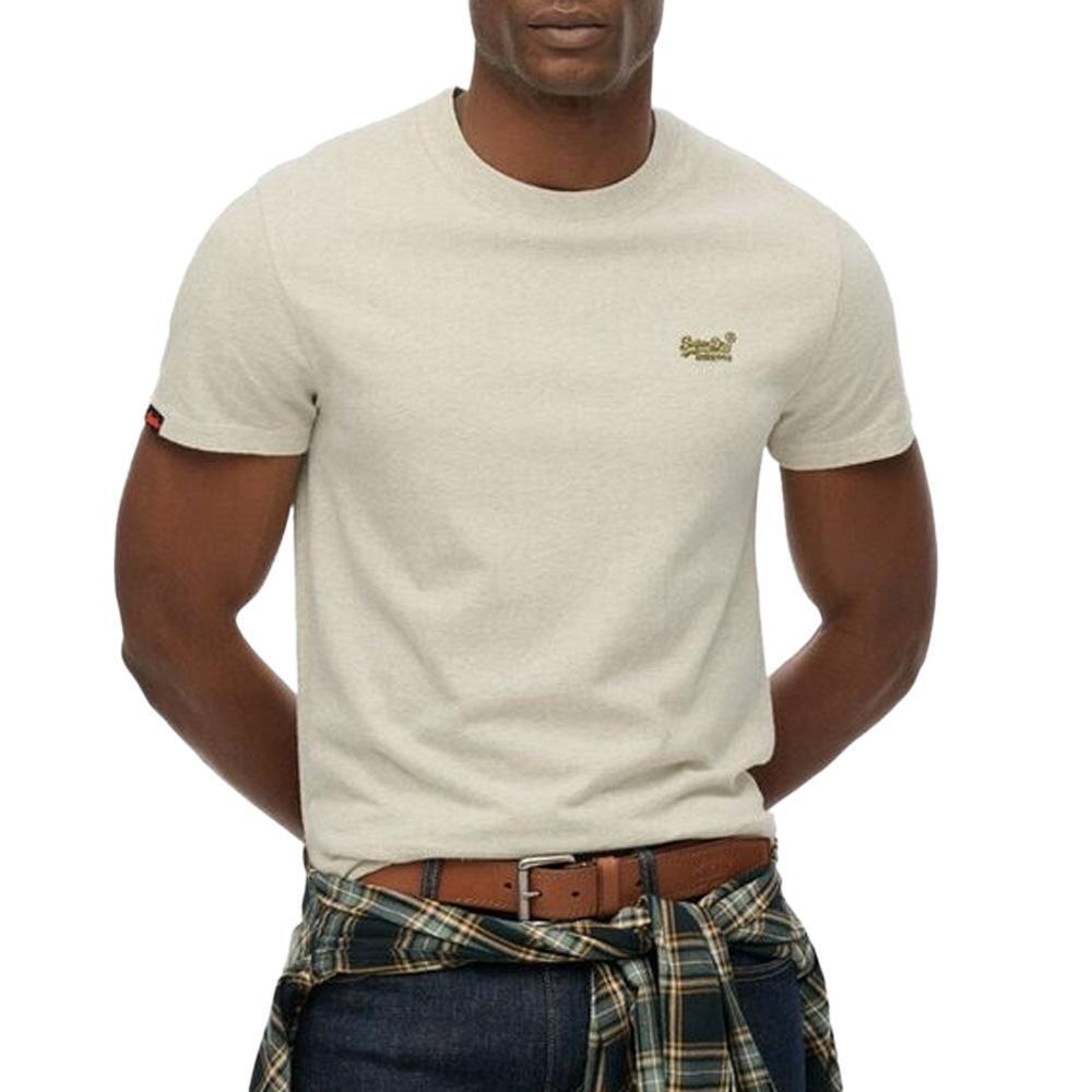 T-shirt Gris Chiné Homme Superdry Vintage LogoR6Ts 1/2