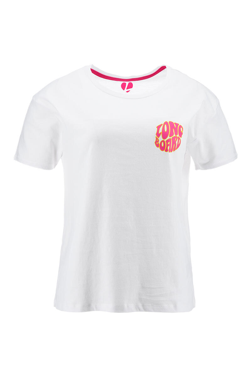 T-shirt femme blanc 2/5