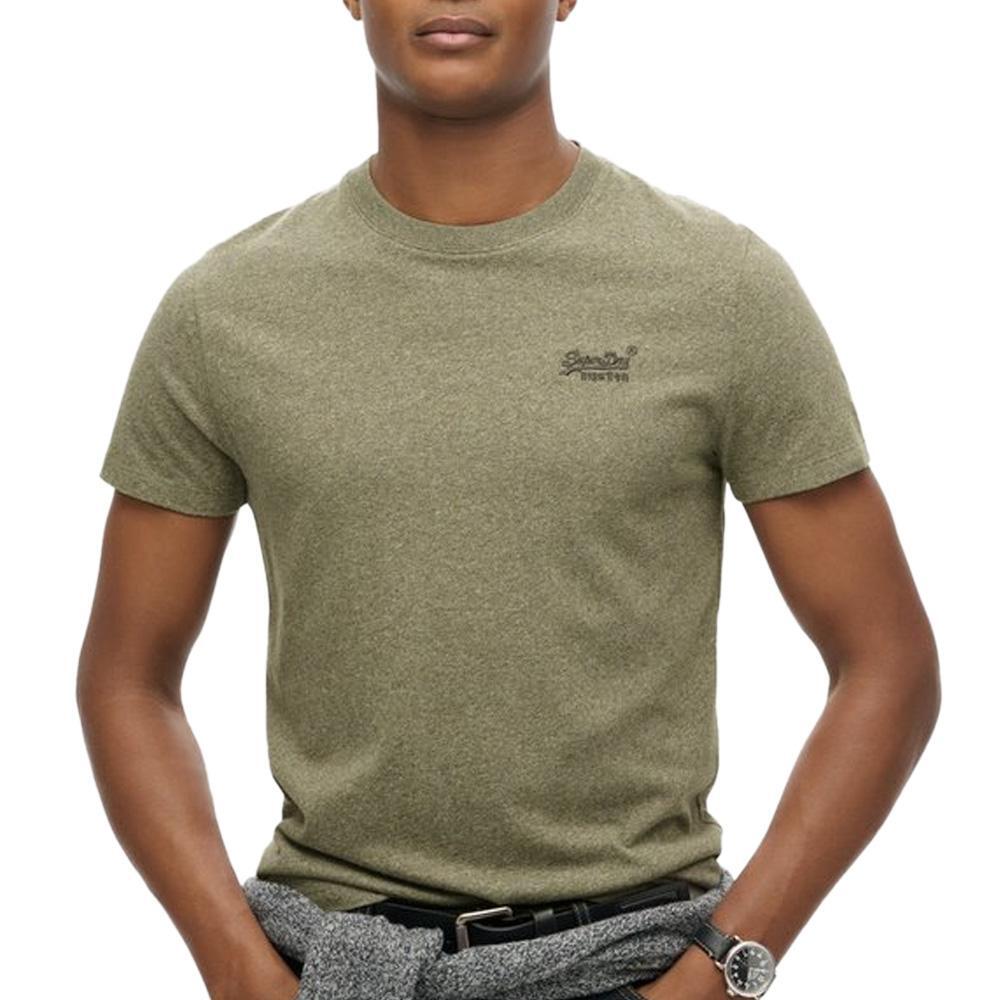 T-shirt Vert Chiné Homme Superdry Vintage LogoR6Ts 1/2