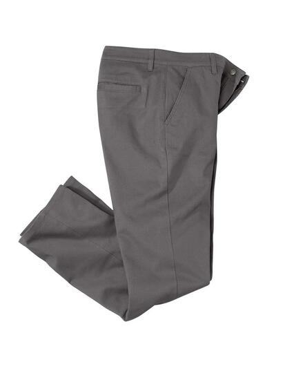 Graue Chino-Hose