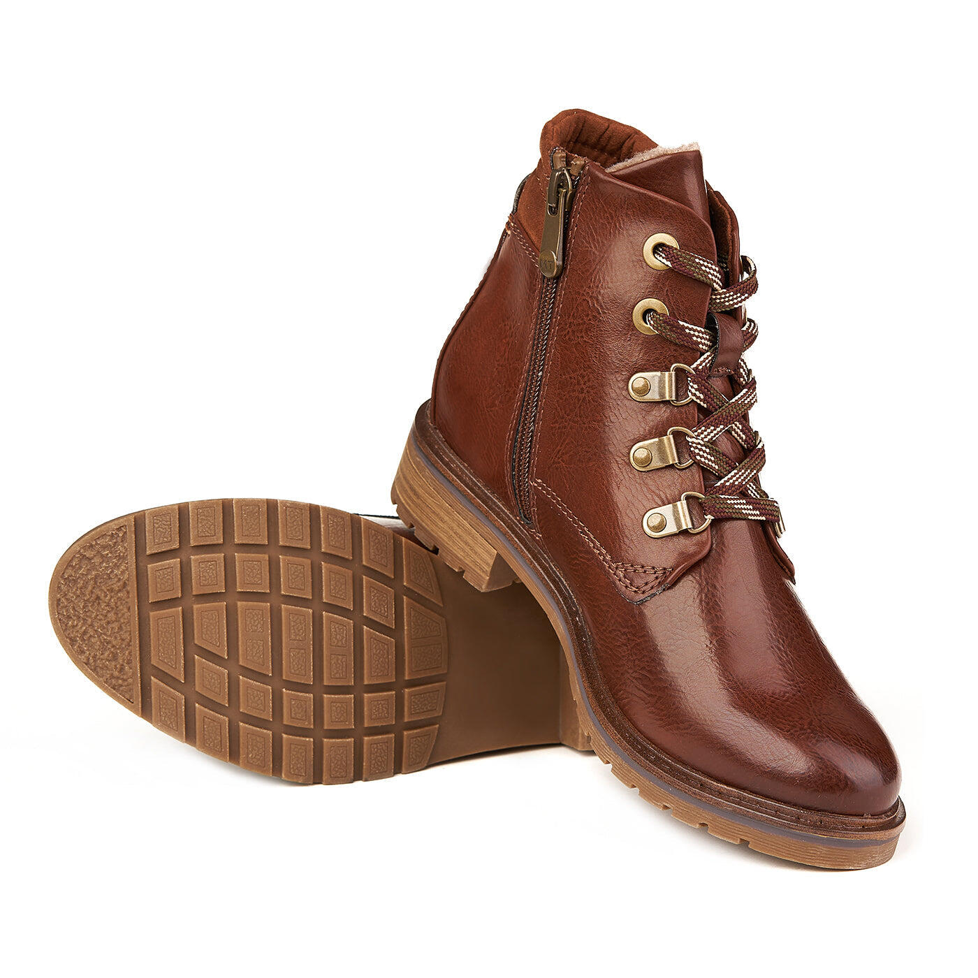 Marco Tozzi Chestnut Ac Pelzstiefel Braun 4/4