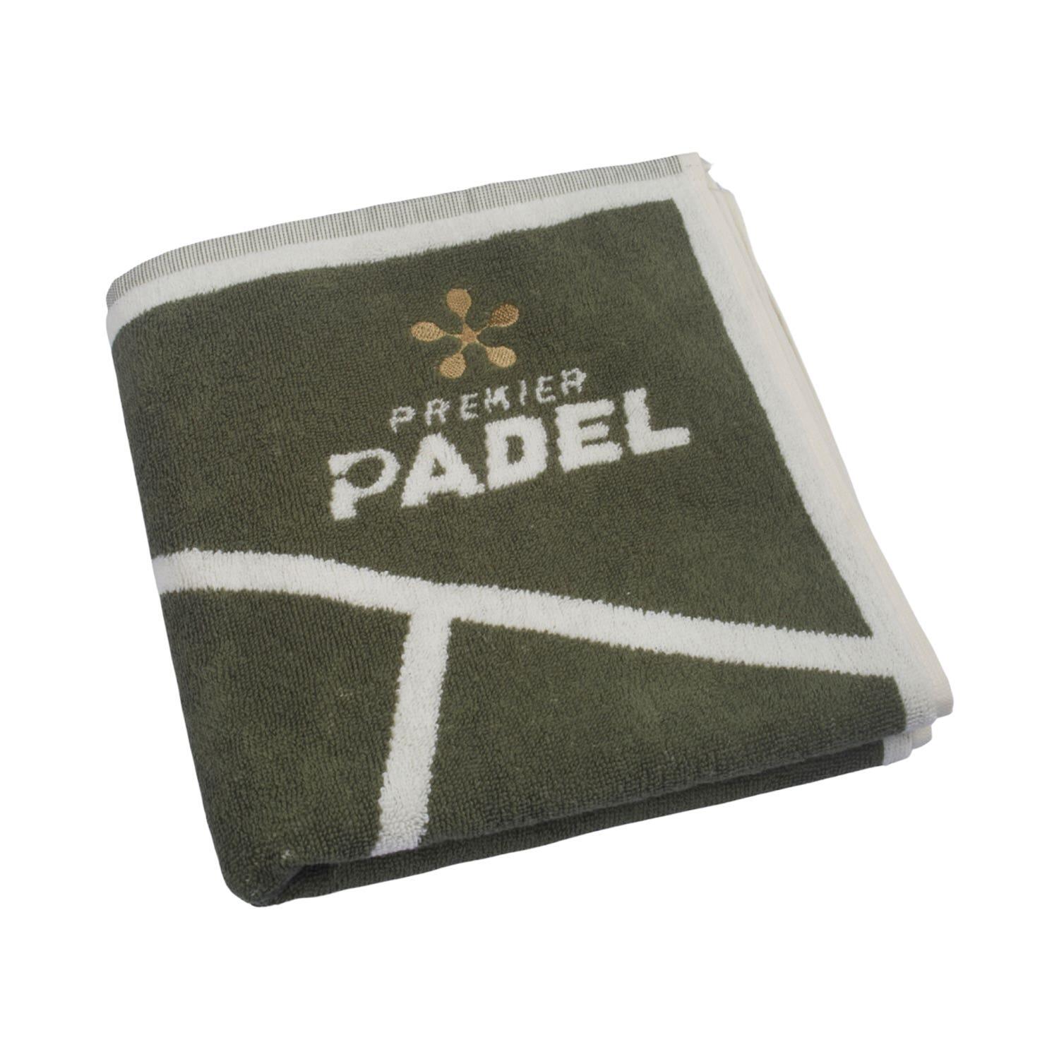 Toalla Bullpadel Premier Padel Kaki 100x90 3/3