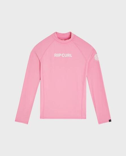 T-shirt anti-UV Fille Classic Surf Long Sleeve Rashvest - Begonia Pink