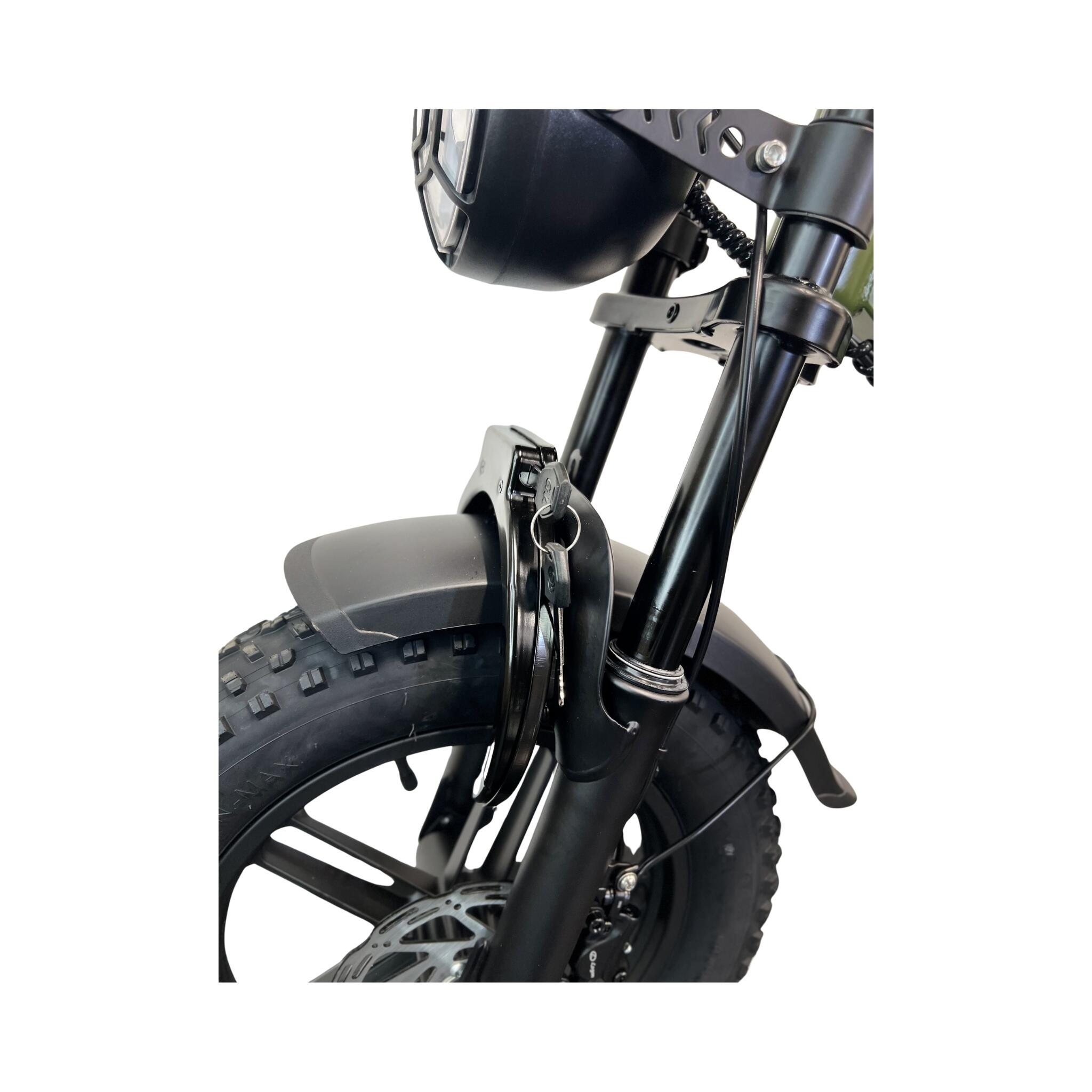 Fatbike V20 MINI met voorrek - Rose Goud - Rijklaar geleverd 7/7