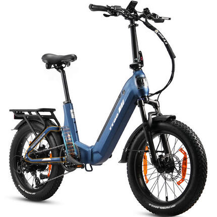 F7 Vélo électrique 20" 48V 250W 70Nm 120km 7 vitesses