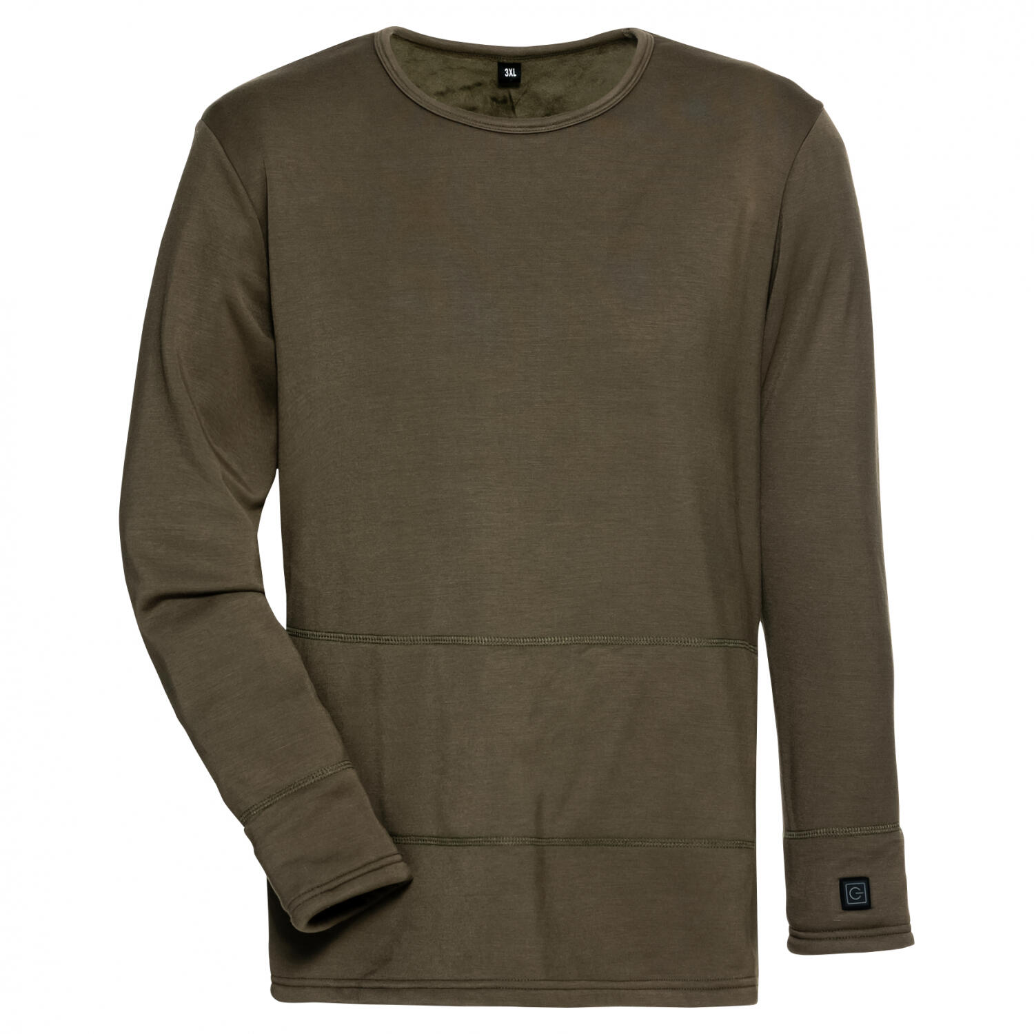il Lago Red Level Shirt Feuerland Damen, beheizbar (Oliv) Größe L 3/5