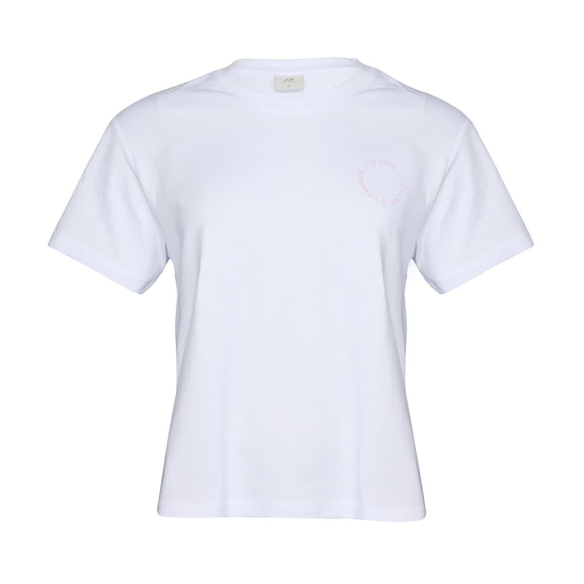 T-shirt bicicleta mulher P-Lucky W Branco 2/3