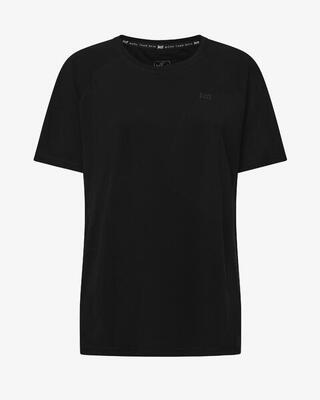 t-shirt bianco da donna in mat. sintetico da fitness