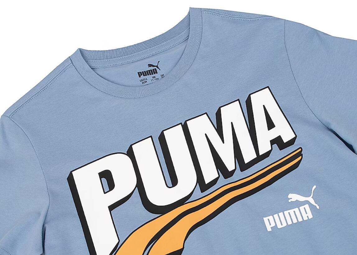 Dziecięca koszulka t-shirt chłopięca bawełniana PUMA ESS+ MID 90s 680294-20 7/7
