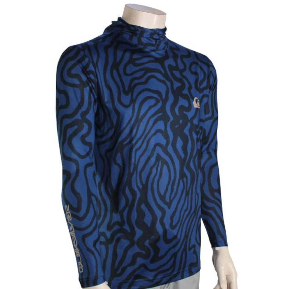 Koszulka Quiksilver z Kapturem Everyday Pullover Surf Hoody LS Monaco Blue 4/5