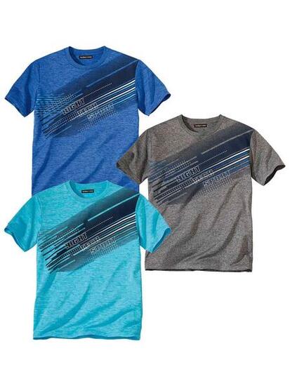 Lot de 3 Tee-Shirts Flammés Sporting
