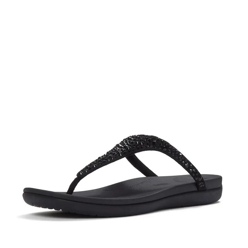 FITFLOP FitFlop Solay Mixed-Crystal Toe-Post Sandals  ZWART 39