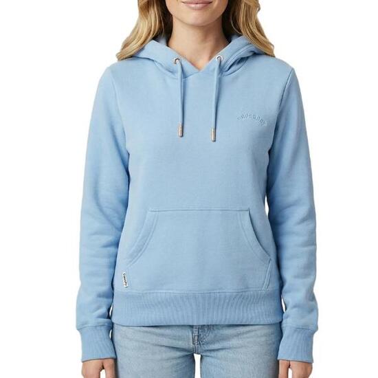Superdry Essential Logo Damen Sweatshirt Blau