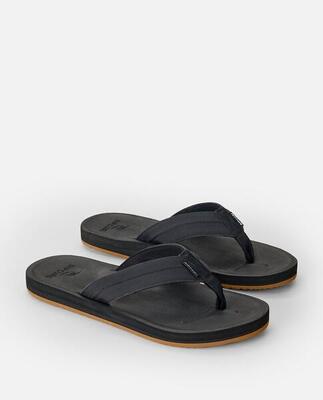 Sandalen unisex omega bloom open toe - black