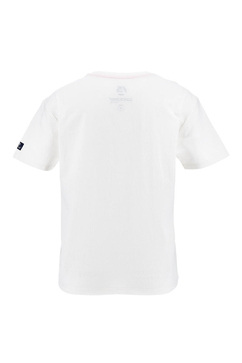 T-shirt femme blanc 3/4