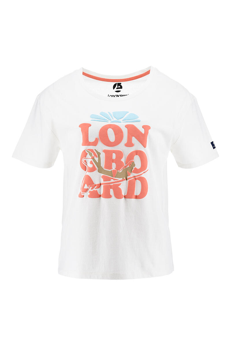 T-shirt femme blanc 2/4