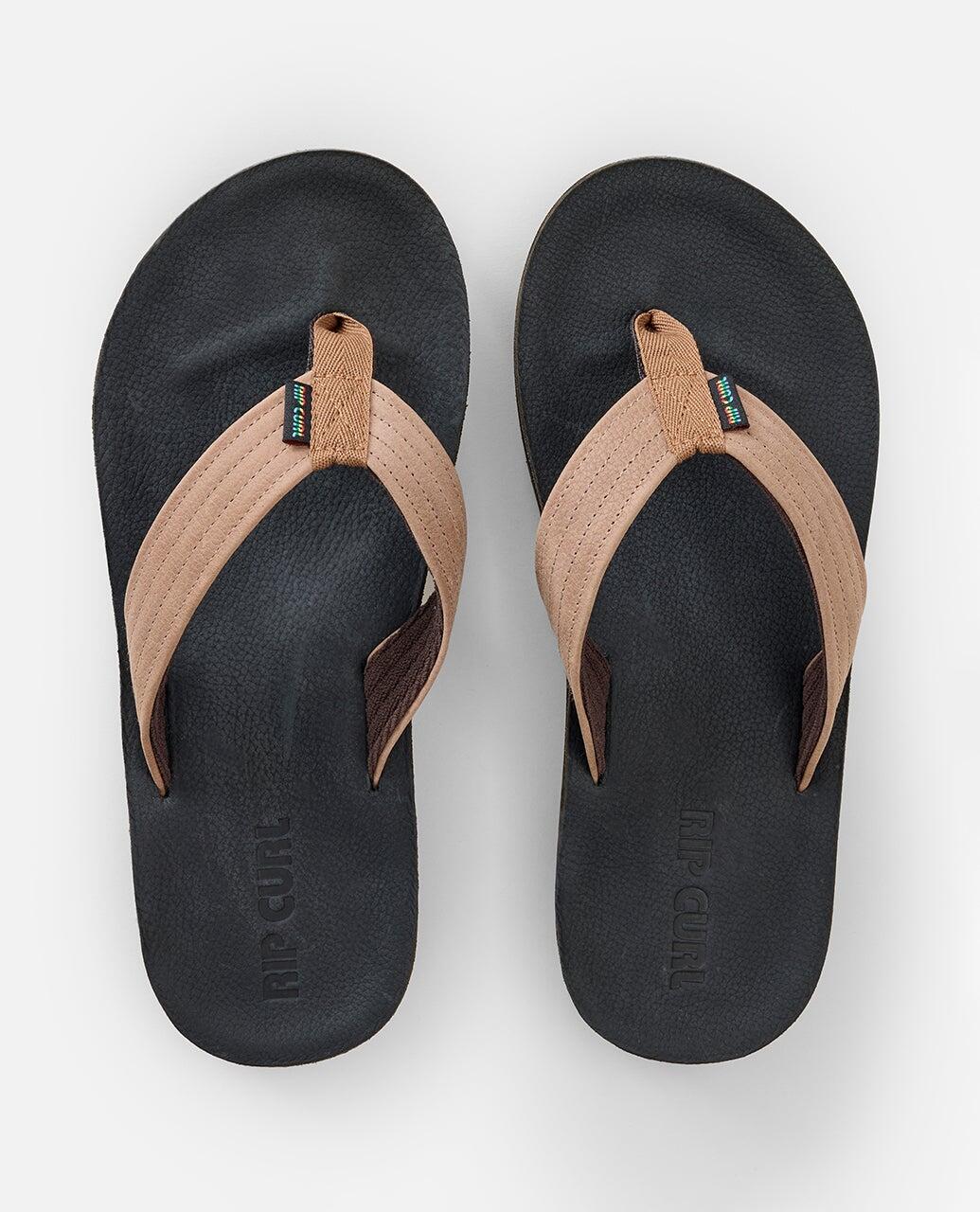 Sandales Unisex Surf Revival cuir Open Toe - Mocha 3/5