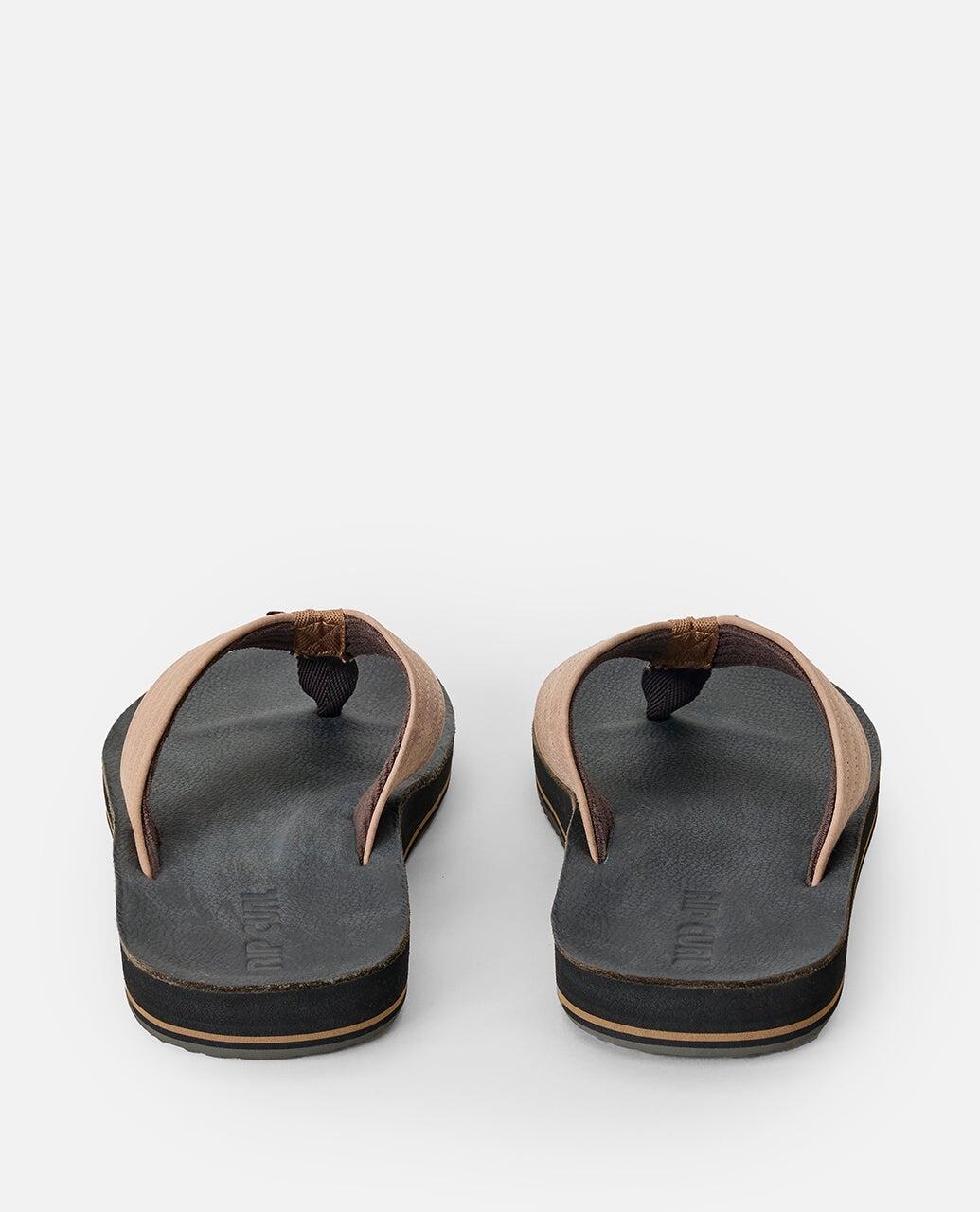 Sandales Unisex Surf Revival cuir Open Toe - Mocha 2/5