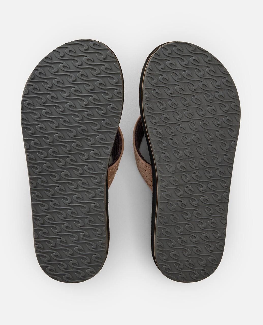 Sandales Unisex Surf Revival cuir Open Toe - Mocha 4/5