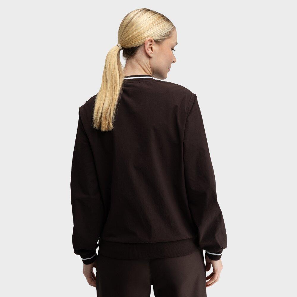 Pullover antivento da golf donna Stinger-W Dark Brown Marrone 6/7