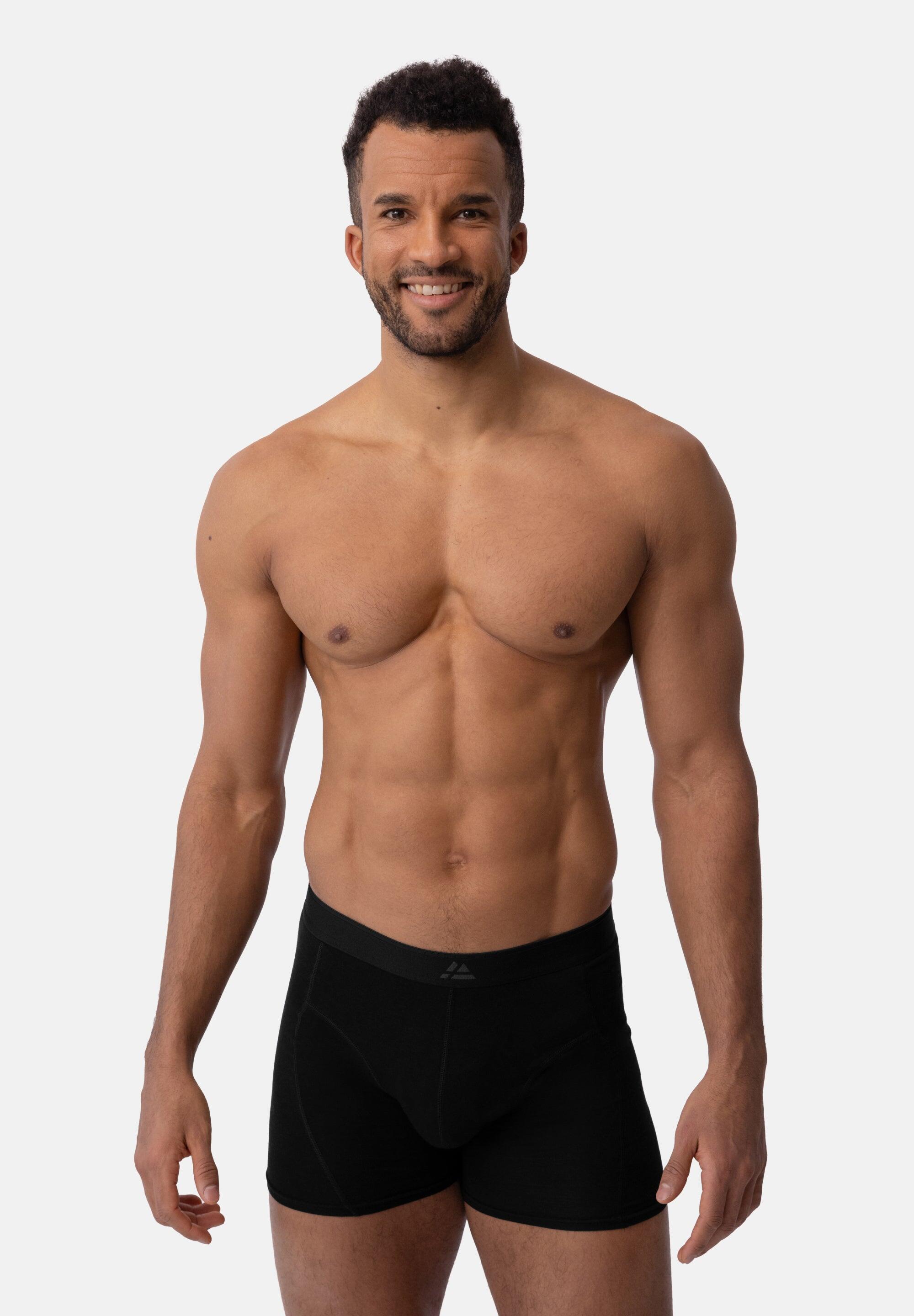 Herren Bambus Boxershorts ultraweich atmungsaktiv Unterwäsche 6er Pack 3/5