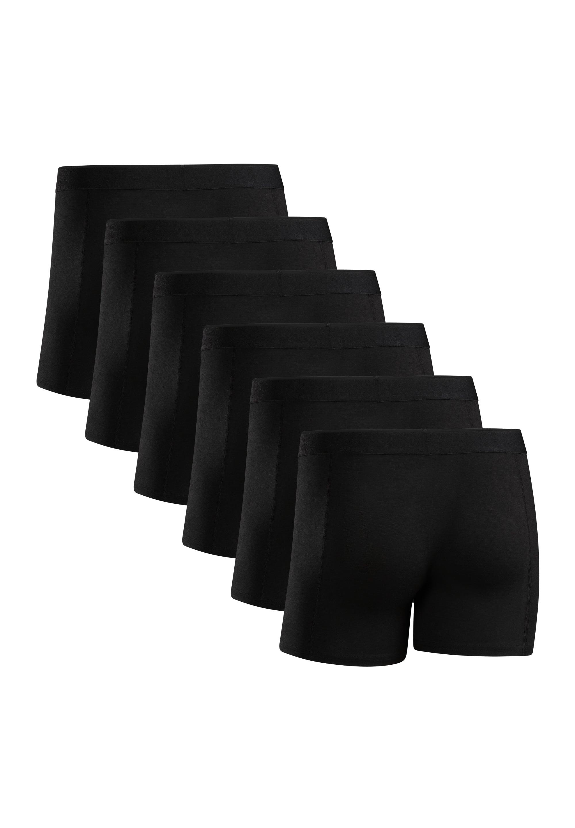 Herren Bambus Boxershorts ultraweich atmungsaktiv Unterwäsche 6er Pack 2/5