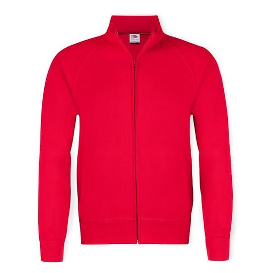 Fruit Of The Loom sweat léger à fermeture éclair Rojo