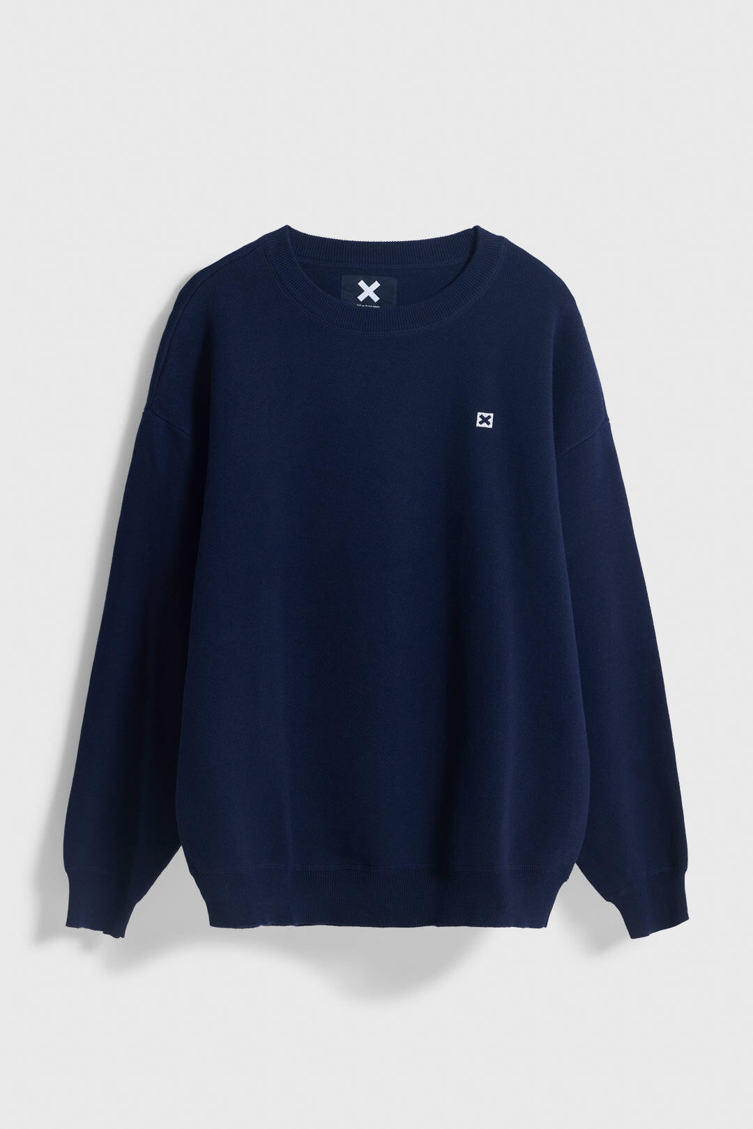 Jersey de Punto Core Azul Marino de 100% Algodón 4/4