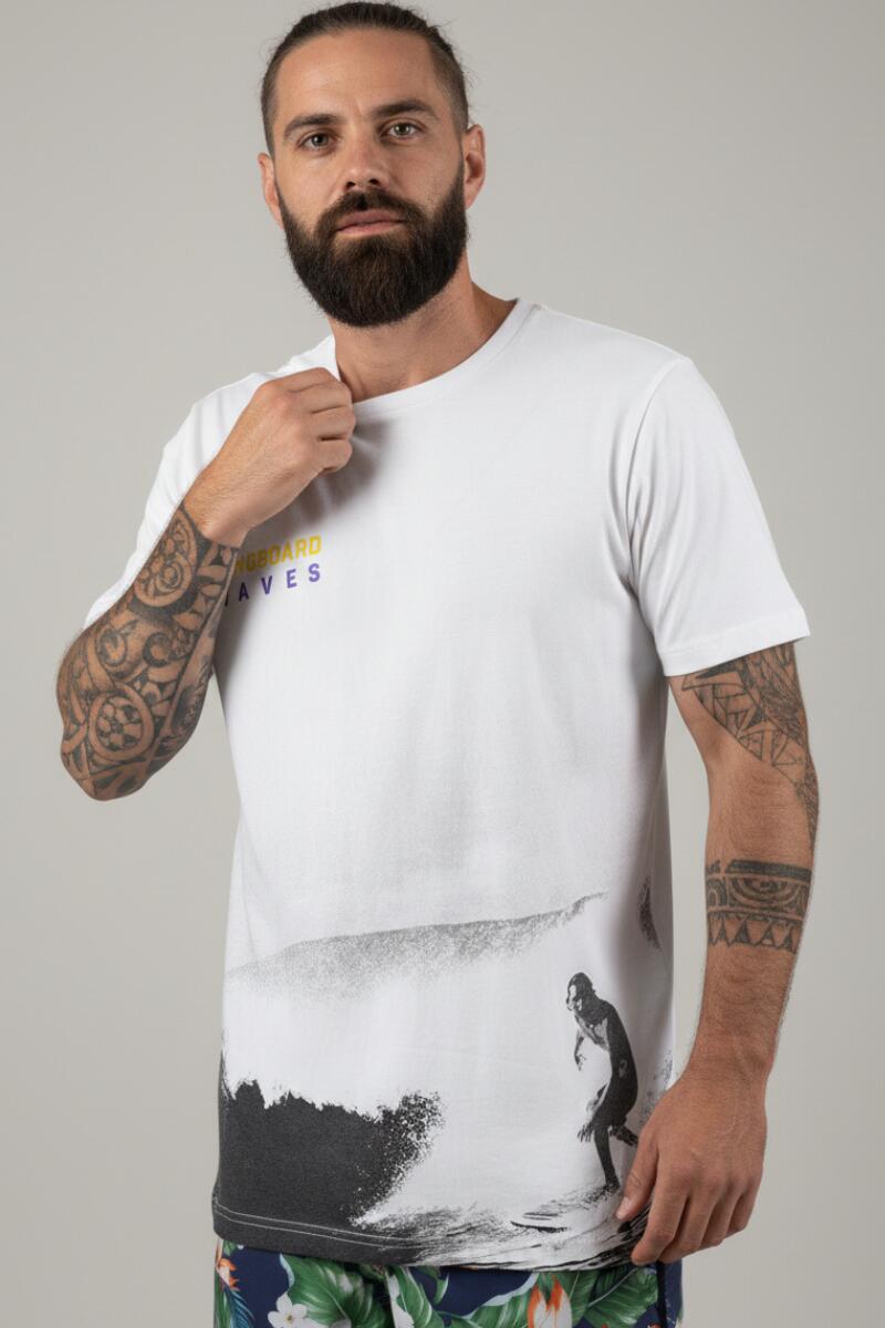 T-shirt homme blanc 1/5