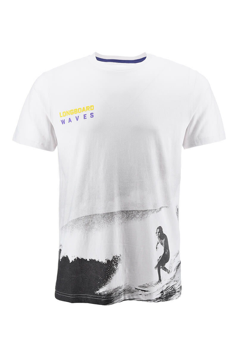 T-shirt homme blanc 2/5