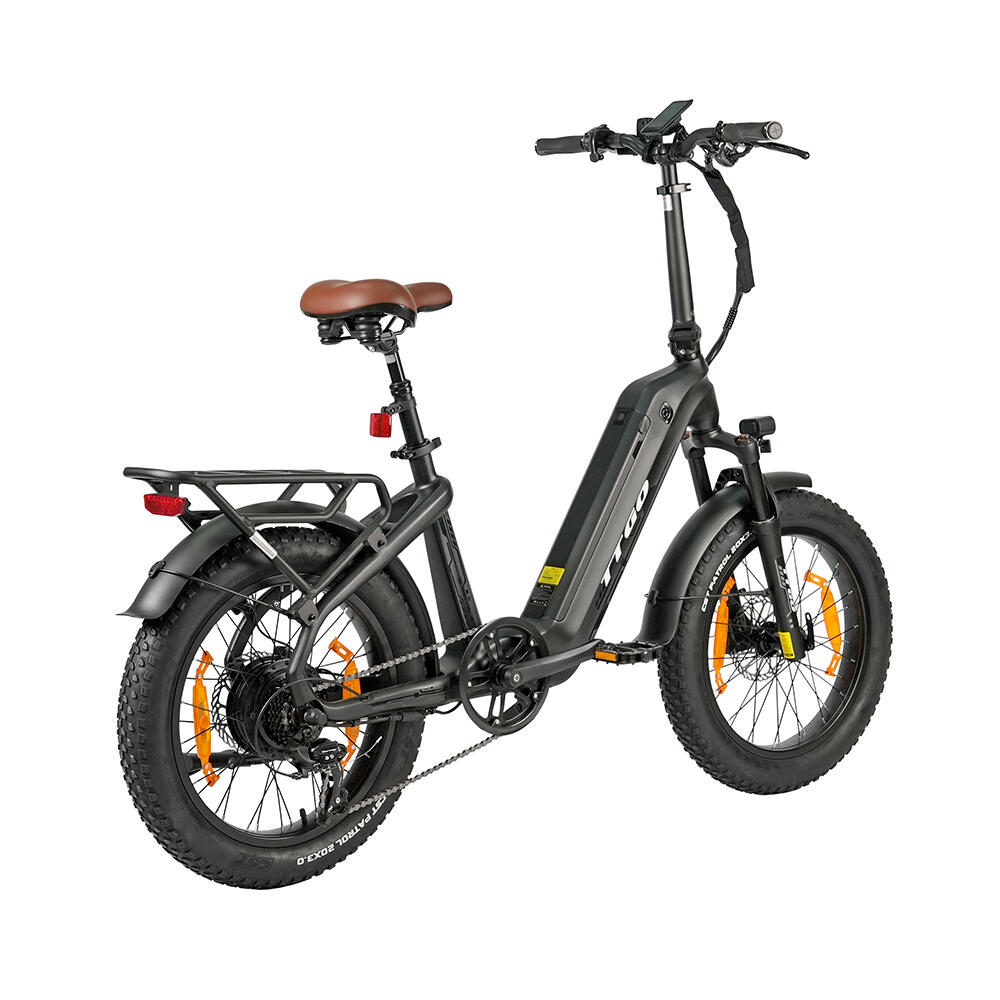Elektrokolo TTGO F8 z uhlíkových vláken, skrytá baterie 48 V 18 Ah 3/7