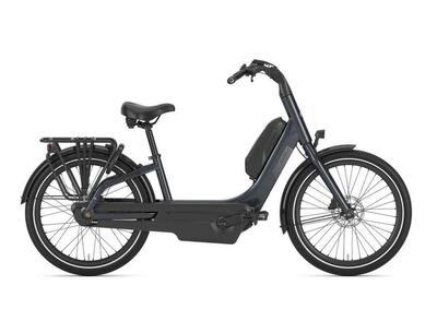 Gazelle easyflow c8 46 cm, elektrisch 418wh, shimano nexus di2, metal/grijs