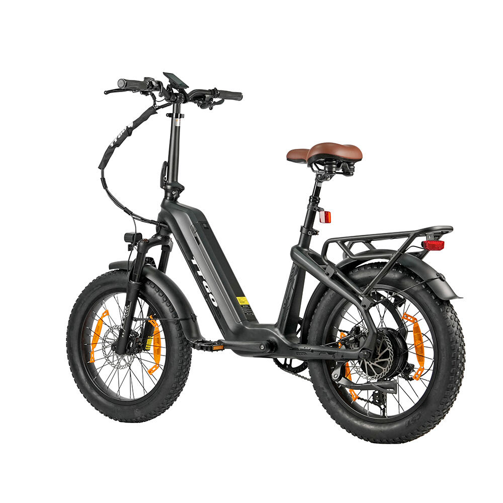 Elektrokolo TTGO F8 z uhlíkových vláken, skrytá baterie 48 V 18 Ah 2/7